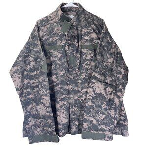 Digital Camo Military Combat Jacket M